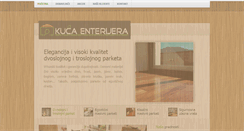 Desktop Screenshot of kucaenterijera.ba